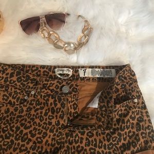 Leopard Print Shorts